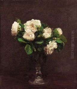 Roses by Henri Fantin-Latour