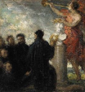 Hammage A Delacroix by Henri Fantin-Latour