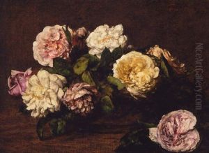 Fleurs, Roses by Henri Fantin-Latour
