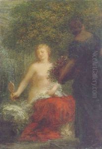 Femme A Sa Toilette by Henri Fantin-Latour