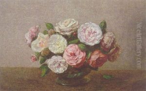 Bol De Roses by Henri Fantin-Latour