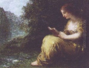 A Young Lady Reading by Henri Fantin-Latour