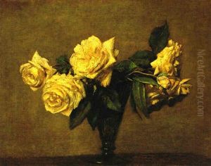 Roses by Henri Fantin-Latour