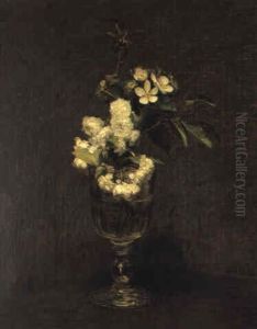 Fleurs De Cerisier by Henri Fantin-Latour