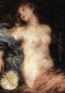 Etude De Femme by Henri Fantin-Latour