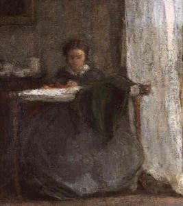 Brodeuse (portrait De Nathalie, Soeur De L'artiste)