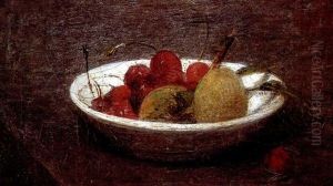 Nature Morte Aux Cerises Et Amandes by Henri Fantin-Latour