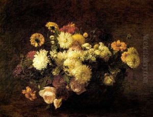 Bouquet De Fleurs by Henri Fantin-Latour