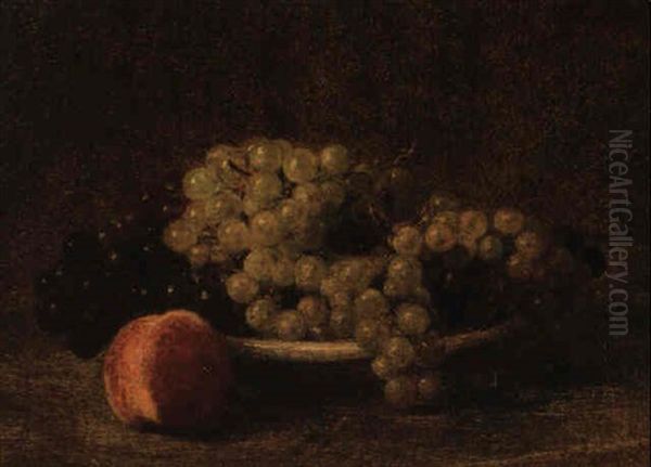Nature Morte Aux Raisins Et Peche - view 1