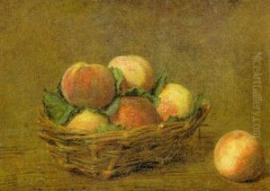 Nature Morte Aux Peches by Henri Fantin-Latour
