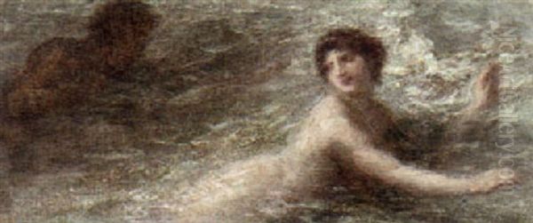 Naiade Poursuivie Par Un Triton - view 1
