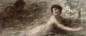 Naiade Poursuivie Par Un Triton