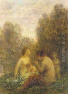 Donne Al Bagno by Theodore Fantin-Latour