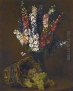 Pieds D'alouette Et Raisins Blancs
