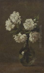 Still Life With Camelias by Victoria Dubourg