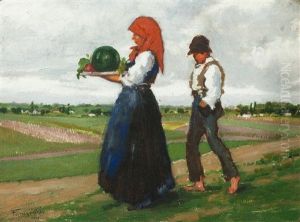 Paar Auf Dem Felde Paar Auf Dem Felde
