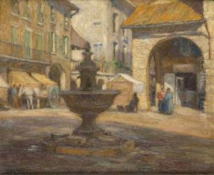 Place Ensoleillee by Edgard Farasyn