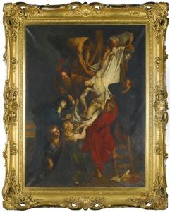 The Descent From The Cross (after Rubens) by Louis Farasyn