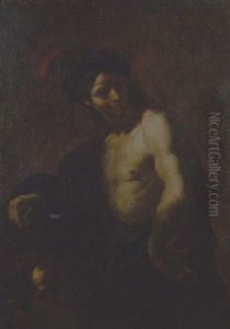Davide Con La Testa Di Golia by Giacomo Farelli