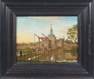 Le Pont A L'entree D'une Ville En Hollande