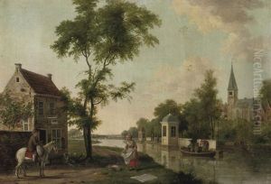 A Teahouse, Probably Along The River Vecht