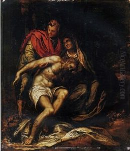 The Lamentation by Orazio (Horatio) Farinati