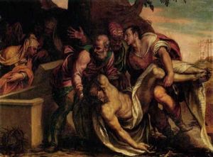 The Entombment by Orazio (Horatio) Farinati