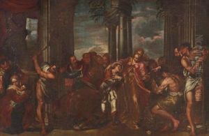 Saint Celsus Entrusted To Saint Nazarius By His Mother Saint Celsus Entrusted To Saint Nazarius By His Mother