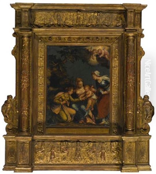 The Mystic Marriage Of Saint Catherine - view 1