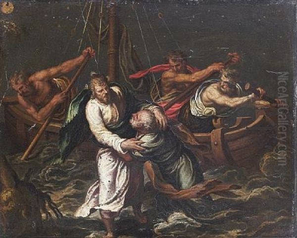 Christ Walking On The Waves Of Lake Tiberiade - view 1