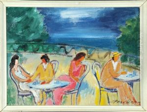 Sonnenterrasse Am Meer Mit Personen Sonnenterrasse Am Meer Mit Personen