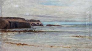View Of Ocean Beach, San Diego by Ammi Merchant Farnham