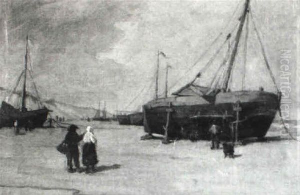 Mending Boat, Belgium - view 1