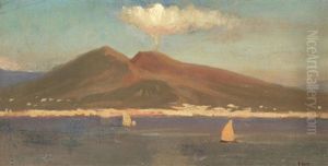 A View Of The Bay Of Naples by Henry F. Farny