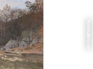 Gywnn Falls by Henry F. Farny