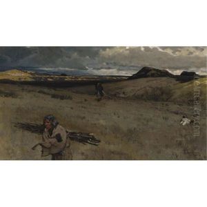 The Toilers Of The Plains by Henry F. Farny