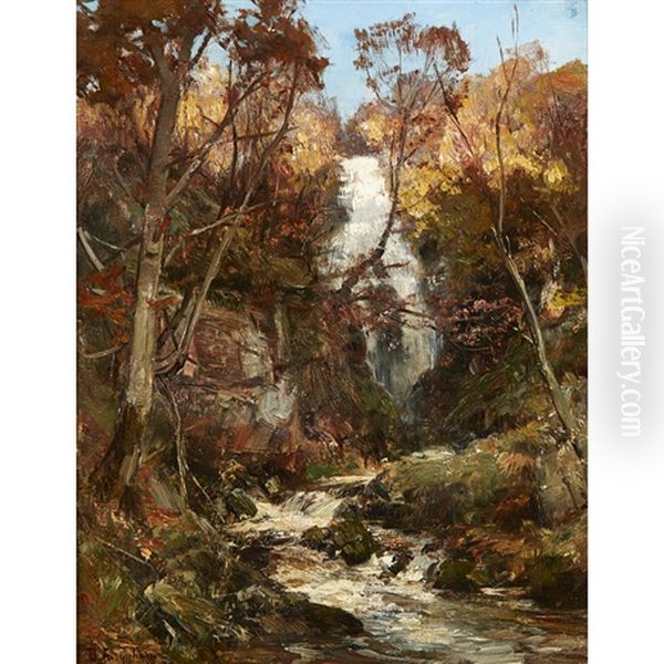 The Grey Mare's Tail Near The Clachan Of Aberfoyle - view 1