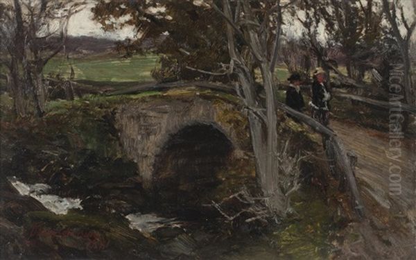 Crossing The Bridge, Near Inveraray - view 1