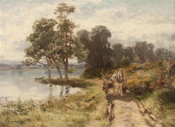 Woodcart By A Loch - view 1