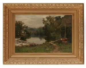 By A Watermill by David Farquharson