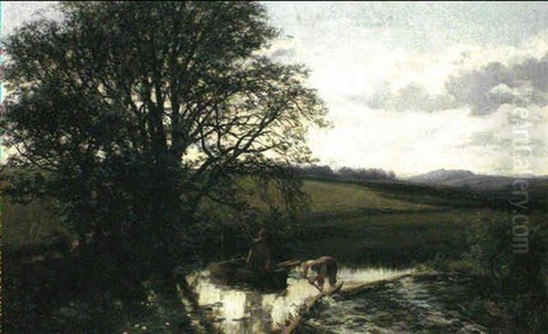 Meadow Scene At Carrie Bridge Near Blairgowrie - view 1