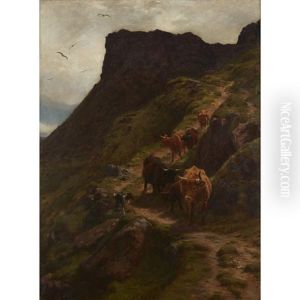 Coming Down From The Hills by Joseph Farquharson