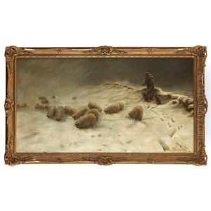 The Joyless Winter's Day by Joseph Farquharson