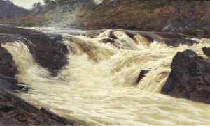 The Falls Of Tummel by Joseph Farquharson