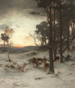 The Glow Of A Winter's Day by Joseph Farquharson