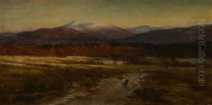 Sunset In The Grampians by Joseph Farquharson