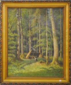 Clairiere Animee by Alphonse Asselbergs