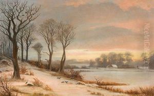 Winterlandschaft by Joseph Farquharson