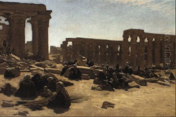 The Ruins Of The Temple At Karnak - view 1