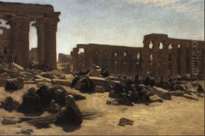The Ruins Of The Temple At Karnak